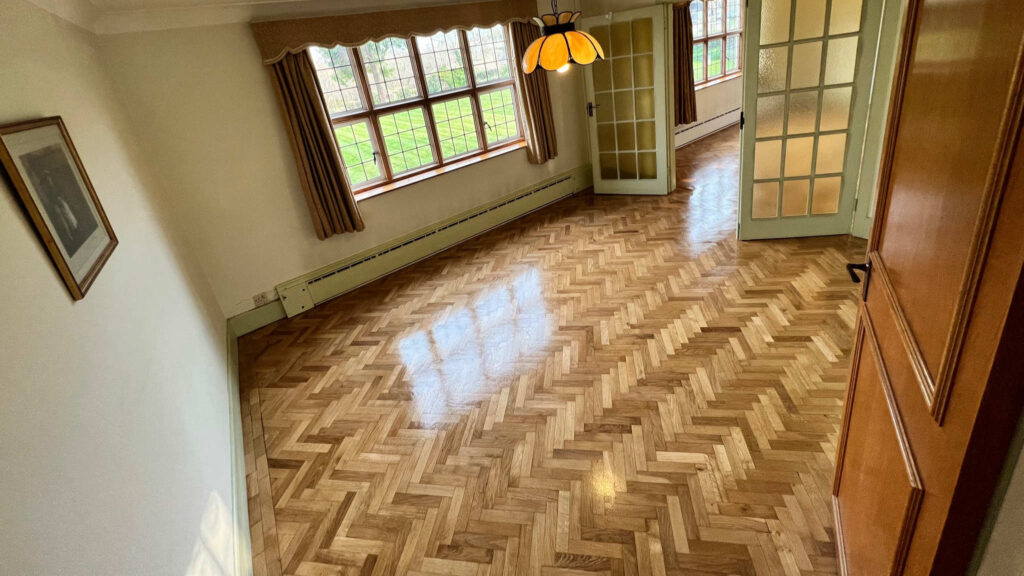 Parquet restoration by Mark Antony & Sons Ltd